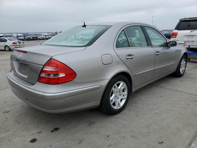 WDBUF65J05A639550 - 2005 MERCEDES-BENZ E-CLASS BEIGE photo 3