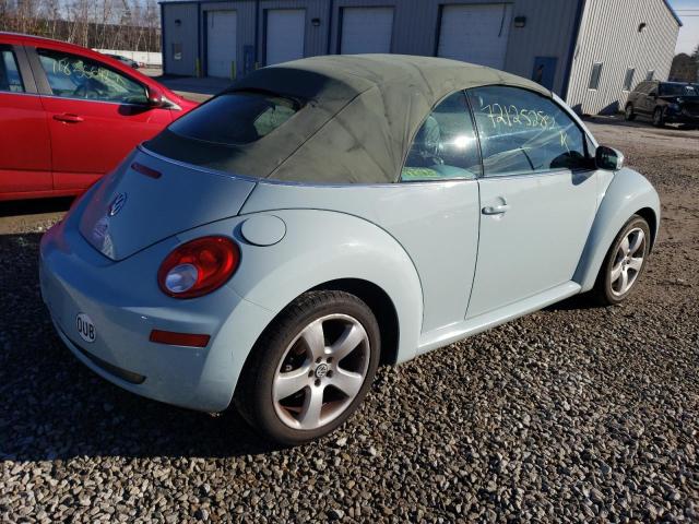 3VWSF31Y16M306334 - 2006 VOLKSWAGEN BEETLE CON TURQUOISE photo 3