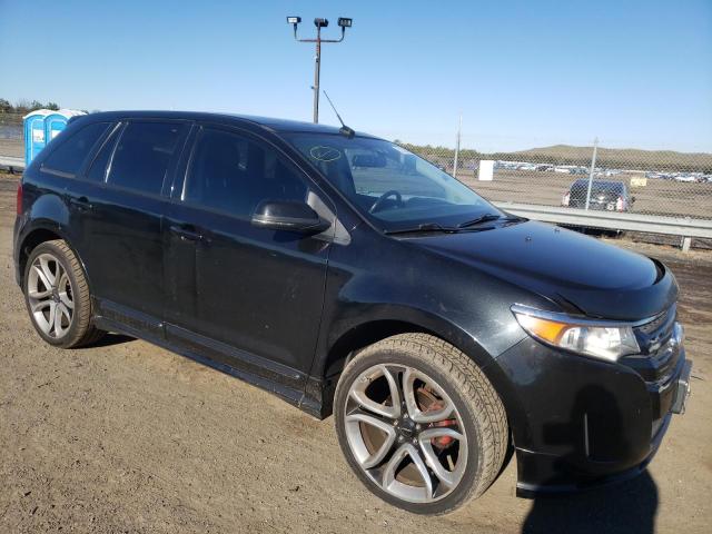 2FMDK4AK5DBB49085 - 2013 FORD EDGE BLACK photo 4