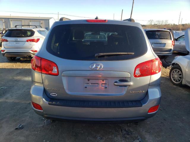 5NMSG13D39H309385 - 2009 HYUNDAI SANTA FE G BLUE photo 6