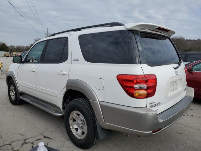 5TDZT34A52S057541 - 2002 TOYOTA SEQUOIA WHITE photo 2