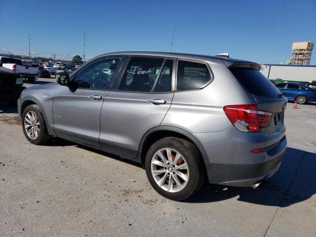 5UXWX9C55E0D28959 - 2014 BMW X3 XDRIVE2 GRAY photo 2