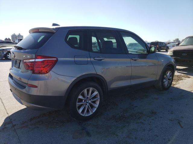 5UXWX9C55E0D28959 - 2014 BMW X3 XDRIVE2 GRAY photo 3