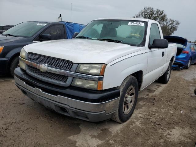 1GCEC14X75Z292002 - 2005 CHEVROLET SILVERADO WHITE photo 1