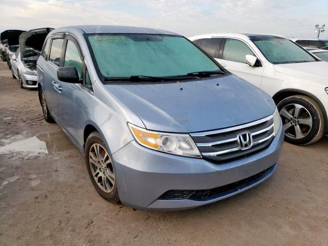 5FNRL5H40CB085222 - 2012 HONDA ODYSSEY EX TURQUOISE photo 1