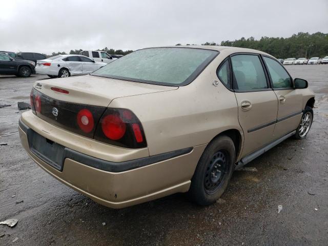 2G1WF52E959278951 - 2005 CHEVROLET IMPALA GOLD photo 3