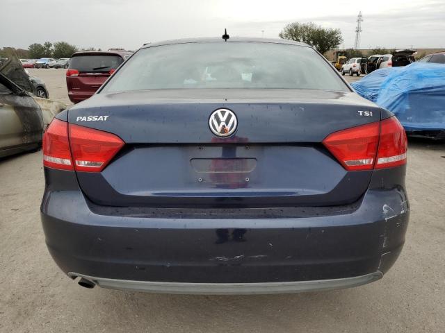 1VWAP7A36DC060271 - 2013 VOLKSWAGEN PASSAT S BLUE photo 6