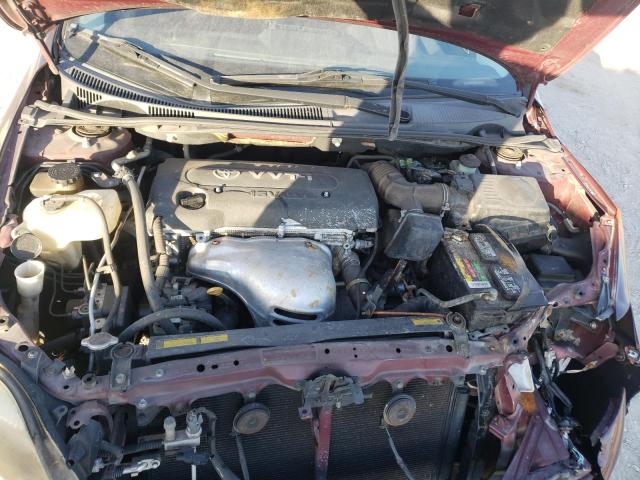JTKDE177050021491 - 2005 TOYOTA SCION TC წითელი ფოტო 11