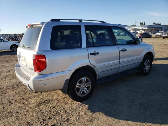 2HKYF18414H618239 - 2004 HONDA PILOT SILVER photo 3