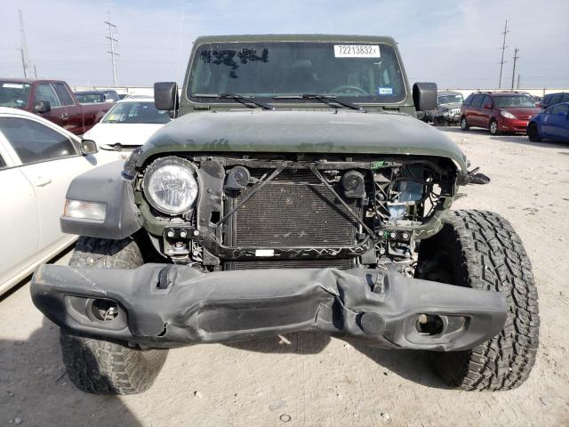 1C4HJXDG5MW843632 - 2021 JEEP WRANGLER U მწვანე ფოტო 5