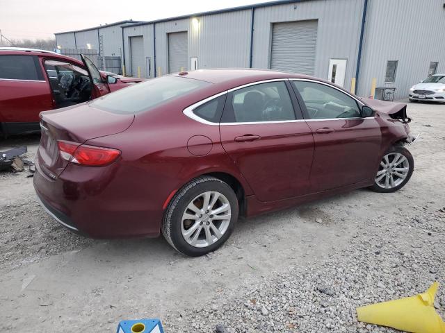 1C3CCCAB4FN521647 - 2015 CHRYSLER 200 LIMITE BURGUNDY photo 3