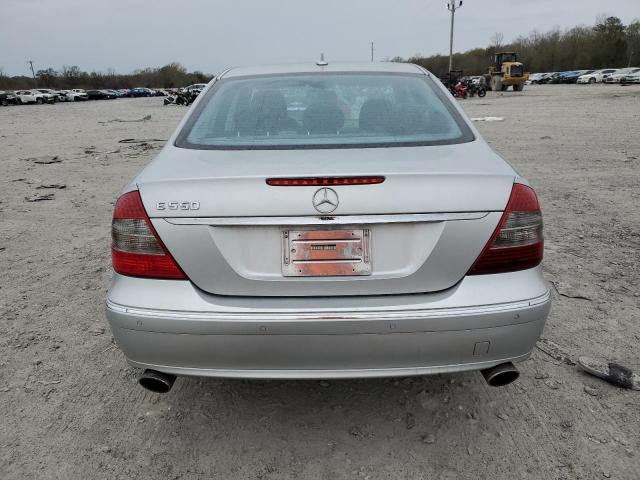 WDBUF72X28B231404 - 2008 MERCEDES-BENZ E 550 SILVER photo 6