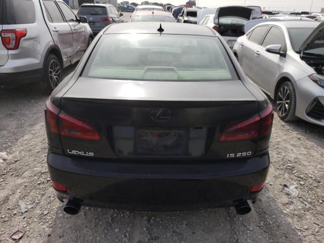 JTHBK262782068365 - 2008 LEXUS IS 250 BLACK photo 6