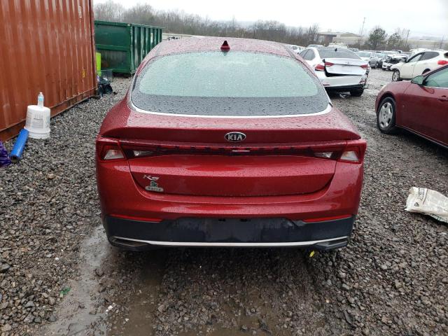 5XXG24J26MG041527 - 2021 KIA K5 LX RED photo 6