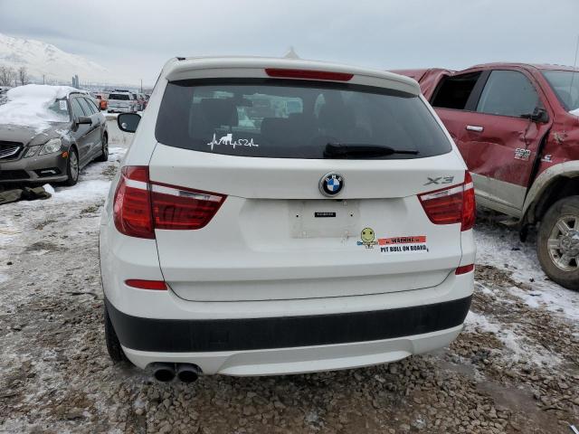 5UXWX7C55CL736052 - 2012 BMW X3 XDRIVE3 WHITE photo 6