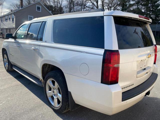 1GNSKJKCXFR130993 - 2015 CHEVROLET SUBURBAN K WHITE photo 3