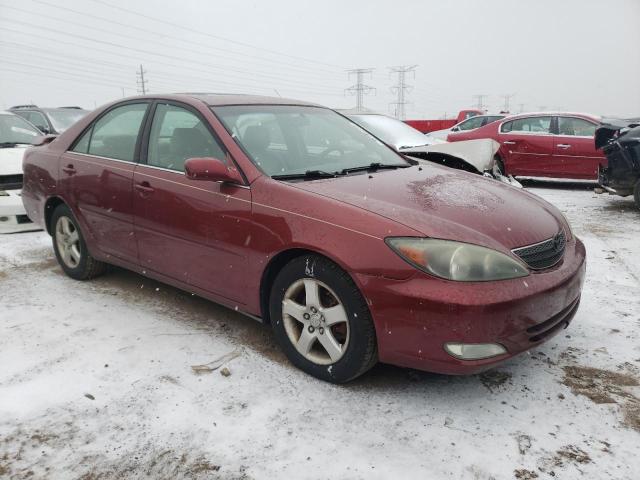 4T1BF30K42U013528 - 2002 TOYOTA CAMRY RED photo 4