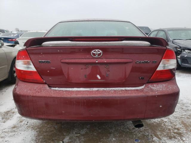 4T1BF30K42U013528 - 2002 TOYOTA CAMRY RED photo 6