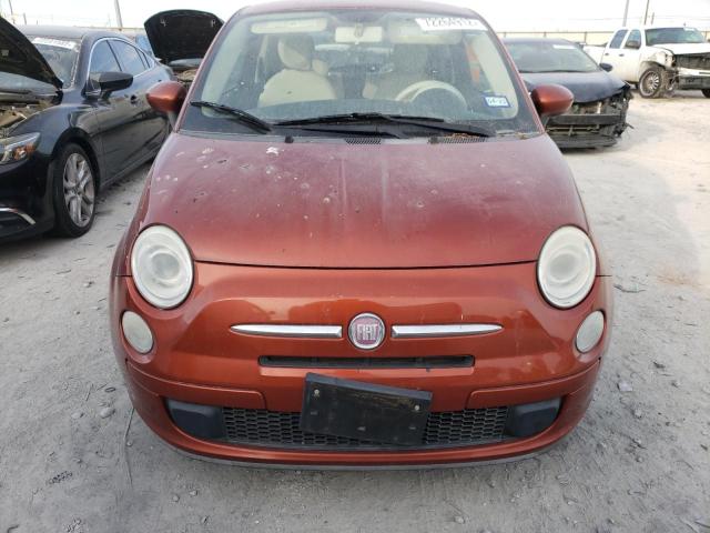 3C3CFFAR0CT385213 - 2012 FIAT 500 ORANGE photo 5