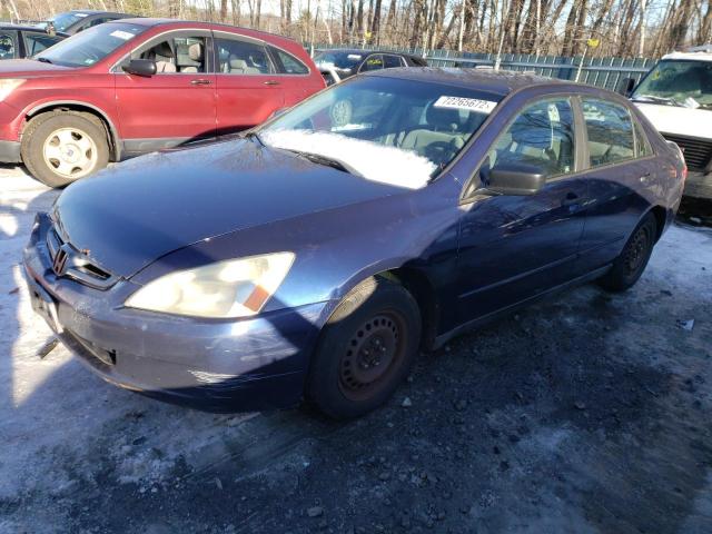 1HGCM55103A126584 - 2003 HONDA ACCORD DX BLUE photo 1