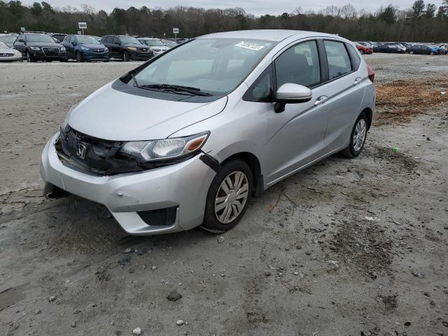 3HGGK5H5XFM777332 - 2015 HONDA FIT LX SILVER photo 1