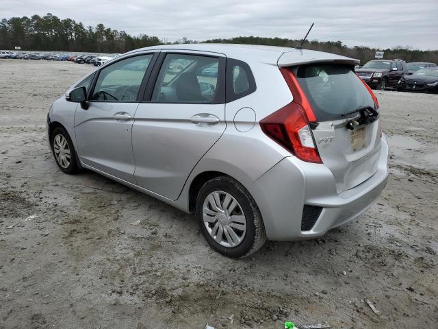 3HGGK5H5XFM777332 - 2015 HONDA FIT LX SILVER photo 2