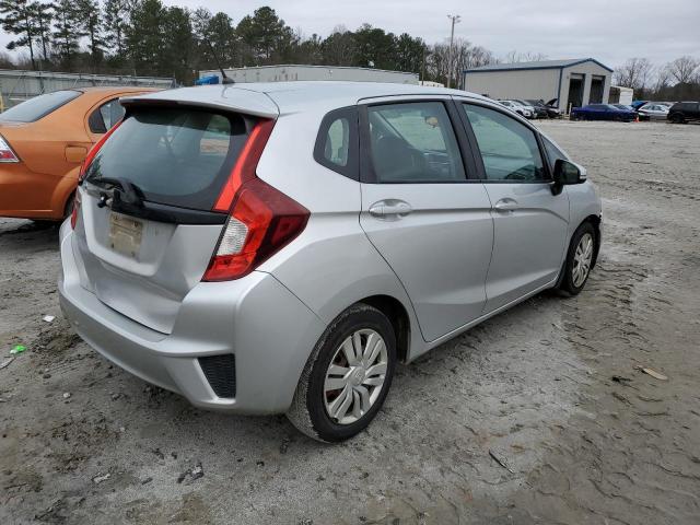 3HGGK5H5XFM777332 - 2015 HONDA FIT LX SILVER photo 3