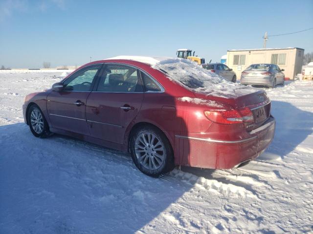 KMHFC4DF1BA516738 - 2011 HYUNDAI AZERA GLS RED photo 2