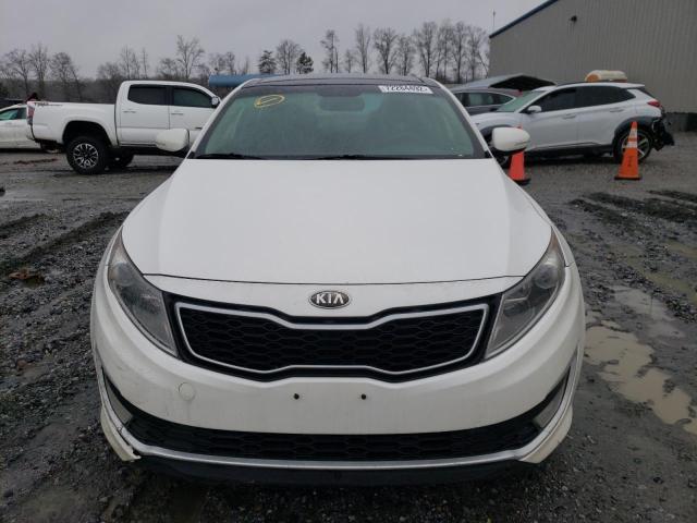 KNAGM4AD9C5033238 - 2012 KIA OPTIMA HYB WHITE photo 5