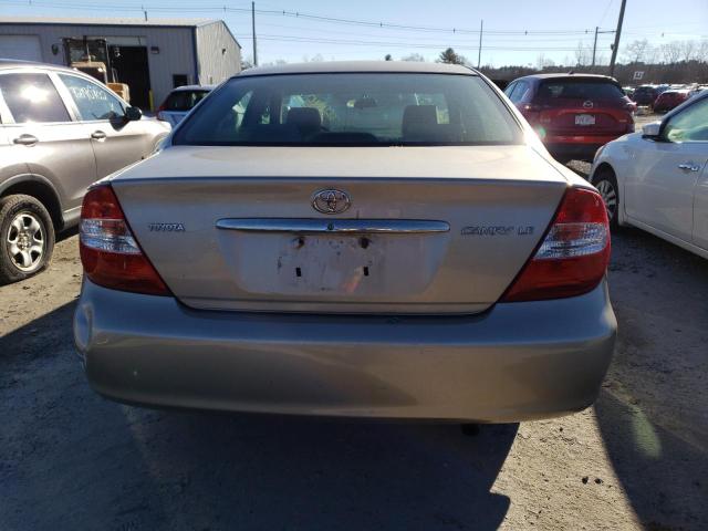 4T1BE32K04U790985 - 2004 TOYOTA CAMRY TAN photo 6