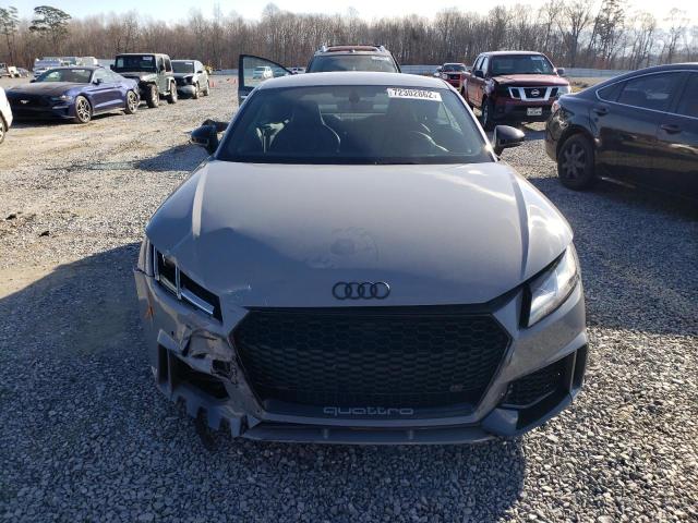 WUACSAFV0J1900119 - 2018 AUDI TT RS GRAY photo 5