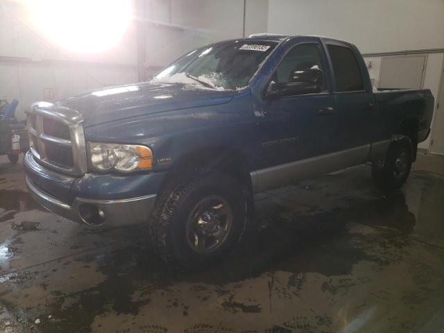 3D7KU28D73G782674 - 2003 DODGE RAM 2500 S BLUE photo 1