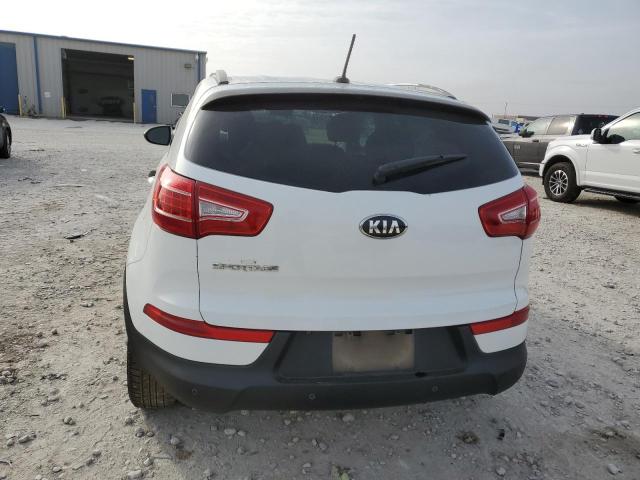 KNDPB3A26D7540153 - 2013 KIA SPORTAGE B WHITE photo 6