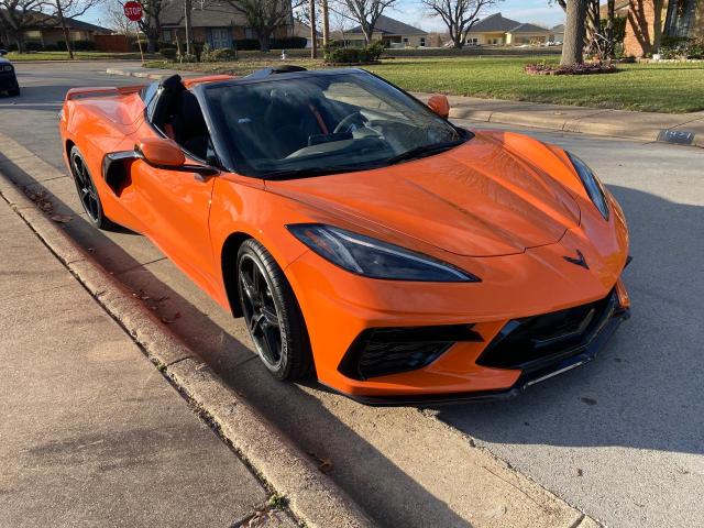 1G1YA3D46N5111377 - 2022 CHEVROLET CORVETTE S ORANGE photo 1