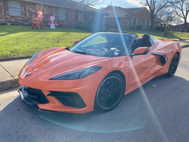 1G1YA3D46N5111377 - 2022 CHEVROLET CORVETTE S ORANGE photo 2