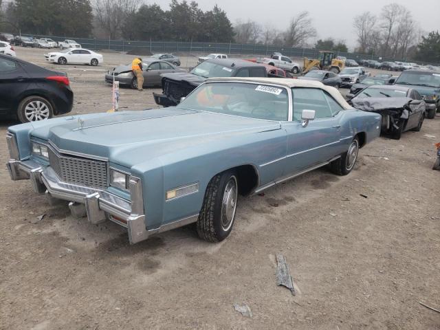 6L67S6Q141645 - 1976 CADILLAC EL DORADO BLUE photo 1