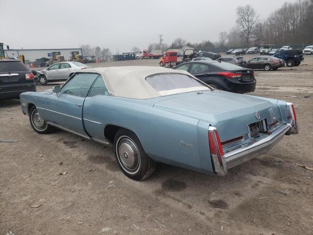 6L67S6Q141645 - 1976 CADILLAC EL DORADO BLUE photo 2