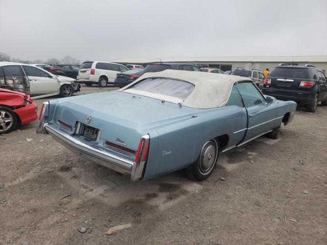 6L67S6Q141645 - 1976 CADILLAC EL DORADO BLUE photo 3