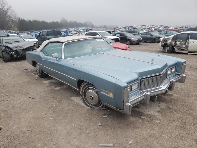 6L67S6Q141645 - 1976 CADILLAC EL DORADO BLUE photo 4