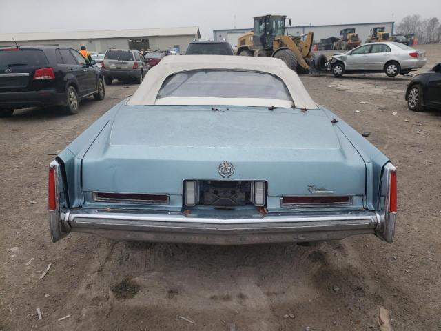 6L67S6Q141645 - 1976 CADILLAC EL DORADO BLUE photo 6