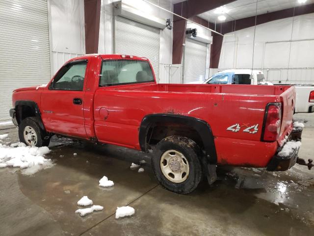 1GCHK24U64E374708 - 2004 CHEVROLET 2500 HD RED photo 2