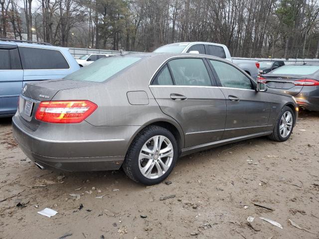 WDDHF2EB6BA266147 - 2011 MERCEDES-BENZ E 350 BLUE GRAY photo 3