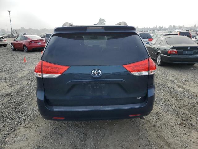 5TDKK3DC5CS209356 - 2012 TOYOTA SIENNA LE BLUE photo 6