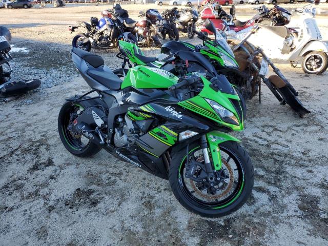 JKBZXJE15JA027450 - 2018 KAWASAKI ZX636 E GREEN photo 1