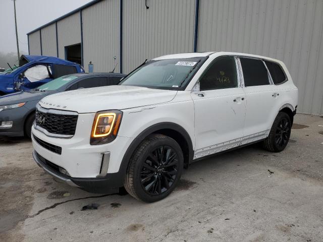 5XYP54HC8NG209994 - 2022 KIA TELLURIDE WHITE photo 1