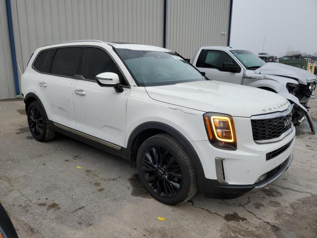 5XYP54HC8NG209994 - 2022 KIA TELLURIDE WHITE photo 4