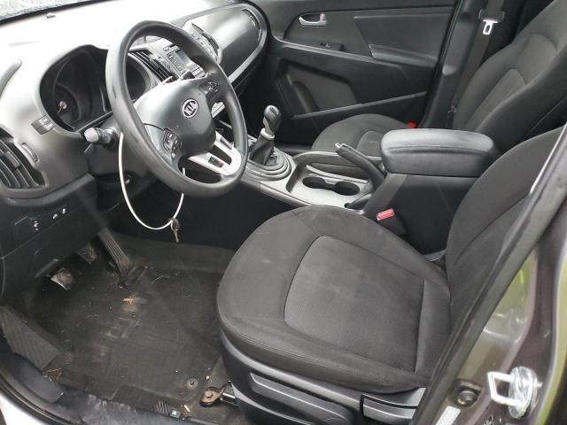 KNDPB3A23C7321200 - 2012 KIA SPORTAGE B SILVER photo 7