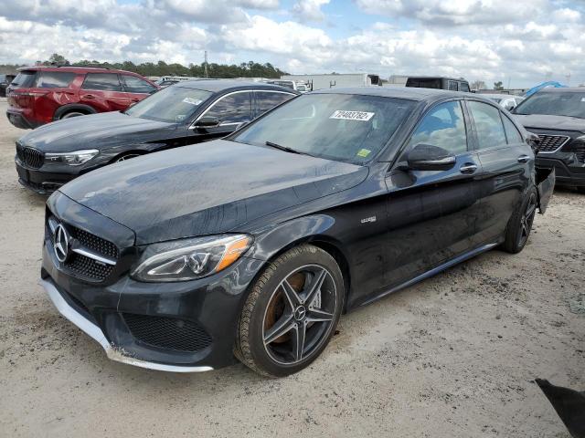 55SWF6EBXJU253110 - 2018 MERCEDES-BENZ C 43 4MATI BLACK photo 1