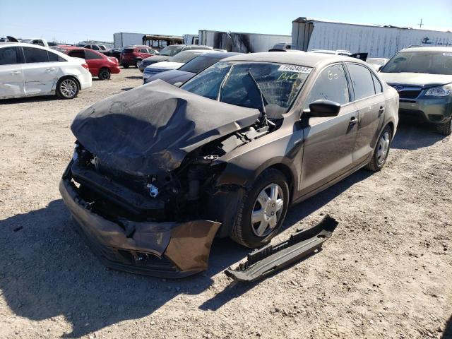 3VW2K7AJ2FM410692 - 2015 VOLKSWAGEN JETTA BASE 棕色 照片 1