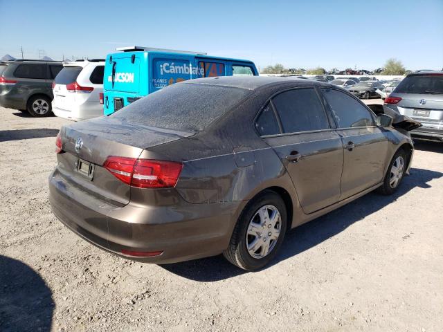 3VW2K7AJ2FM410692 - 2015 VOLKSWAGEN JETTA BASE 棕色 照片 3